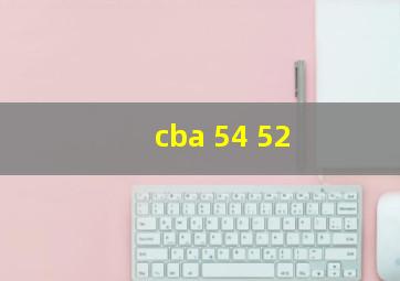 cba 54 52